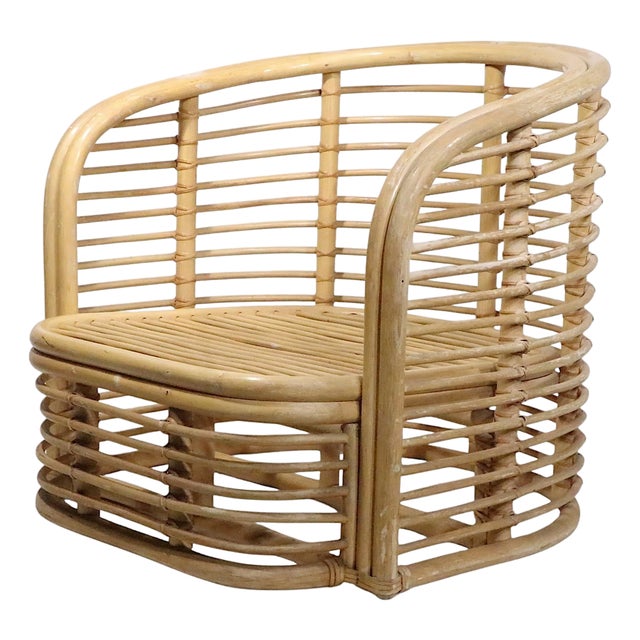 Mid 20th Century Bamboo Chair For Sale