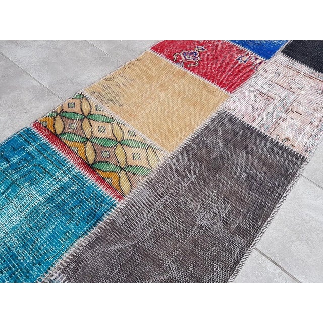 Oushak Vintage Anatolian Runner For Sale - Image 4 of 10