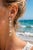 Topaz & Pearl Drop Multi-Shape Earrings, Silver, Gold, Pair For Sale - Image 6 of 9