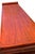 Monumental 8 Ft Extra Long 19th Century Chinese Console Altar Table Carved 5 Drawers Red Orange Green For Sale - Image 13 of 16