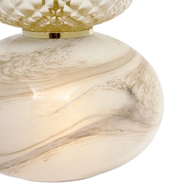 Venetian Glass Smoked Pendant Lights, Murano, Italy - a Pair For Sale In Austin - Image 6 of 9