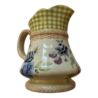 Vintage Tracy Porter The Cottage Rose Collection Pitcher For Sale