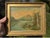 An evocative antique oil painting, painted on early composite board rather than canvas and dating to the late 1800s to...