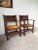 Spanish Armchairs in Carved Wood, 1900, Set of 2 For Sale - Image 17 of 18