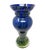 Cobalt and Yellow Glass Vase by Justyna Krosno For Sale - Image 4 of 9