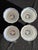 Green Antique Japanese Imari Porcelain Tea Cups Set of 4 Meiji Period Scalloped Rim For Sale - Image 8 of 8