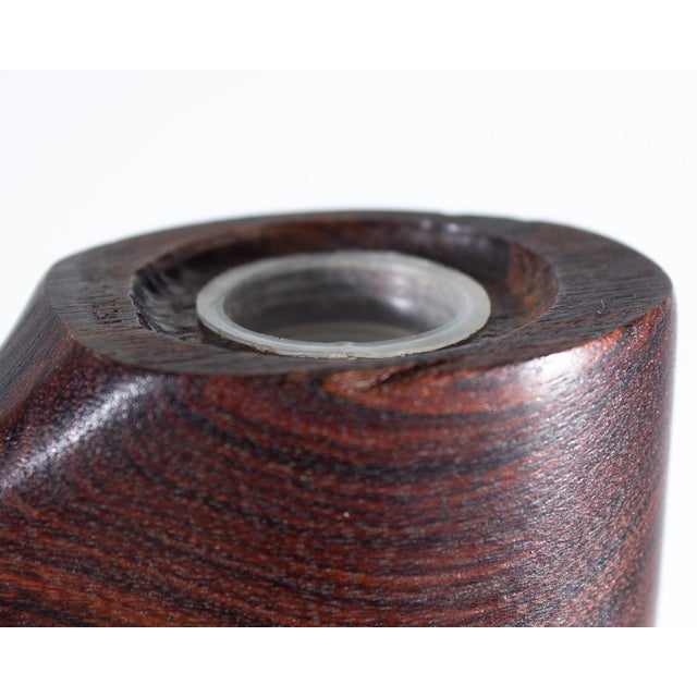 Don Shoemaker Rosewood Interlocking Salt and Pepper Shakers For Sale In Indianapolis - Image 6 of 7