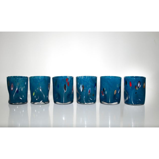 La Vetreria Firenze Drinking Set by Vestidello Luke, Set of 6 For Sale - Image 6 of 12