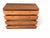 Brown Restored Mid-Century Modern Walnut 4-Drawer Chest With Chrome Pulls For Sale - Image 8 of 16