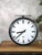 Black Large Double Sided TN Light Up Station Clock from Telenorma, 1950s For Sale - Image 8 of 16
