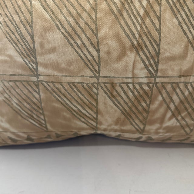 Tribal Fortuny Ashanti Pattern Down Cushion For Sale - Image 3 of 13