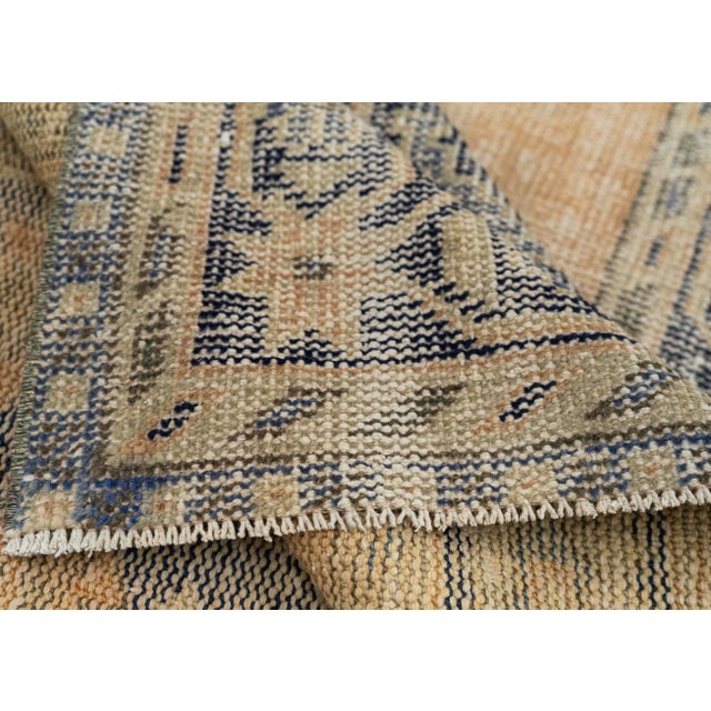 Turkish Vintage Rug 4'1" x 11'4" #21392 For Sale In Houston - Image 6 of 8