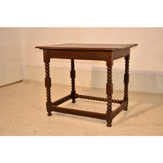 Period Charles I Oak Side Table From England For Sale - Image 9 of 11