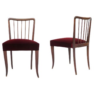Set of Side Chairs by Paolo Buffa, 1950s For Sale