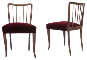 Set of Side Chairs by Paolo Buffa, 1950s