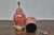 Chinese Pair of Red and White Porcelain Dragon Temple Jar Table Lamps For Sale - Image 3 of 12