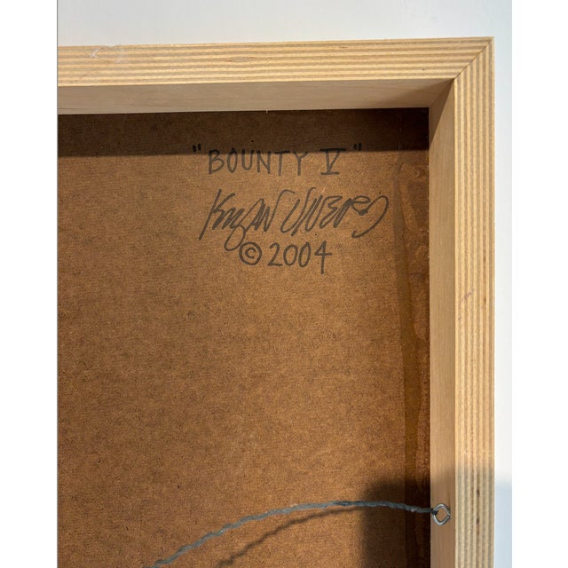 Kazaan Viveiros "Bounty V", Original Acrylic Painting For Sale - Image 4 of 4