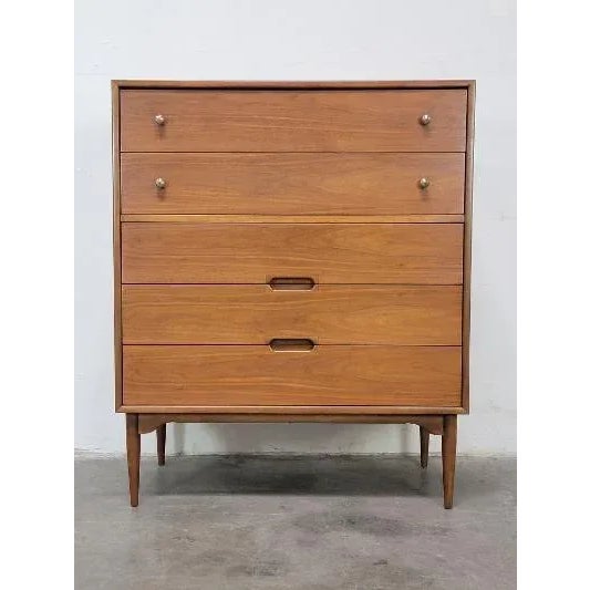 1960s Mid Century Modern Brown Saltman Dresser For Sale - Image 13 of 13