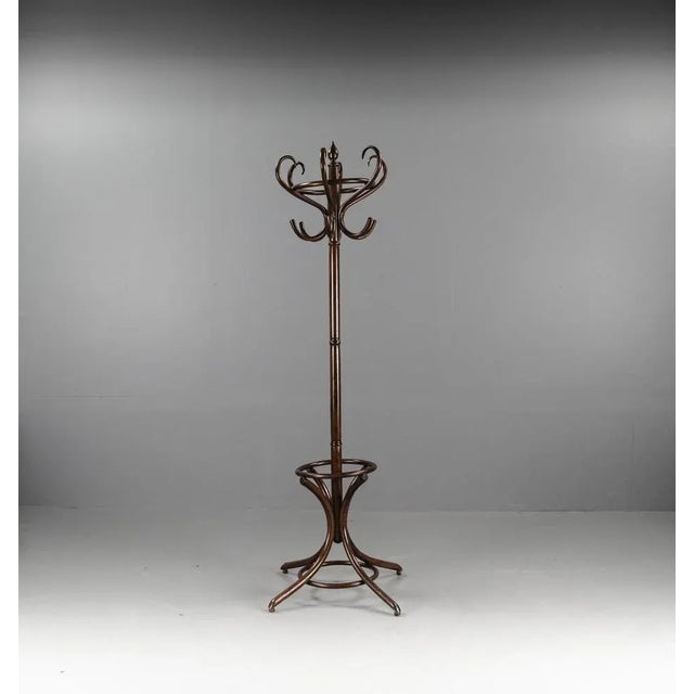 Mid-Century Modern Beech Coat Rack, 1980s For Sale - Image 3 of 13