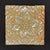 Art Nouveau Flor De Pablo Cornsilk Glazed Decorative Ceramic Tile For Sale - Image 3 of 6