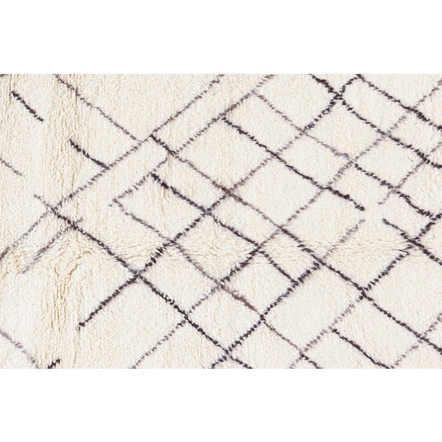 Tribal Modern Moroccan Hand-Knotted Wool Rug by Doris Leslie Blau For Sale - Image 3 of 9