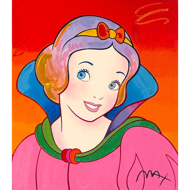 Serigraph in colors on paper. Hand signed lower right by Peter Max. Hand numbered 448/500 lower left. Please note the...