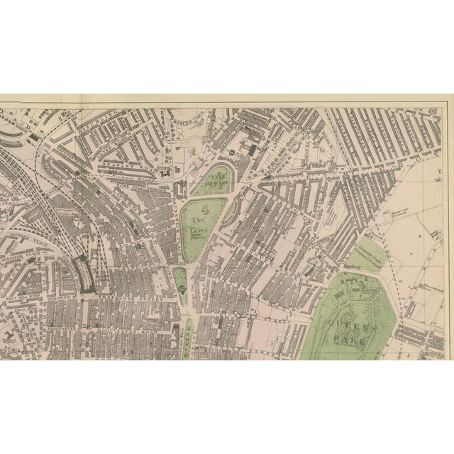 Decorative Map of Brighton Seafront, 1885 For Sale - Image 6 of 9