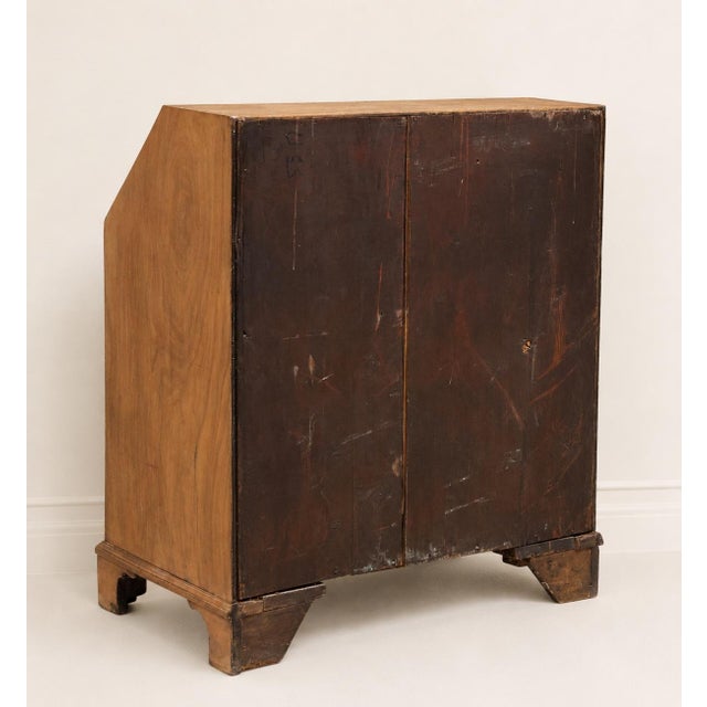 18th Century English Pine Georgian Slant-Front Bureau Secretary Desk For Sale In Houston - Image 6 of 7