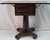 Traditional Antique 1920s American Empire Mahogany Drop Leaf Side Table With Two Drawers For Sale - Image 3 of 12