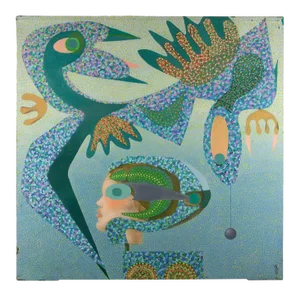 Leo Guida, Baby, Original Oil on Canvas, 1983