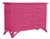 Bright Pink Aruba Six-Drawer Dresser - Bright Pink For Sale - Image 8 of 8