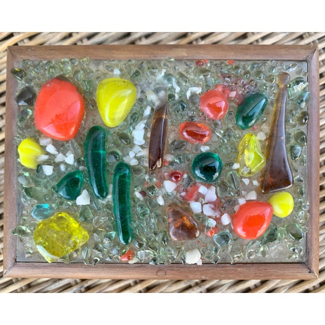 A very handsome box in the style of Higgins Glass. This mid-century modern brutalist piece should be a welcome addition to...