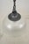 Mid 20th Century Restored 20 In. Holophane Glass Paris Street Light Pendant Fixture For Sale - Image 9 of 14