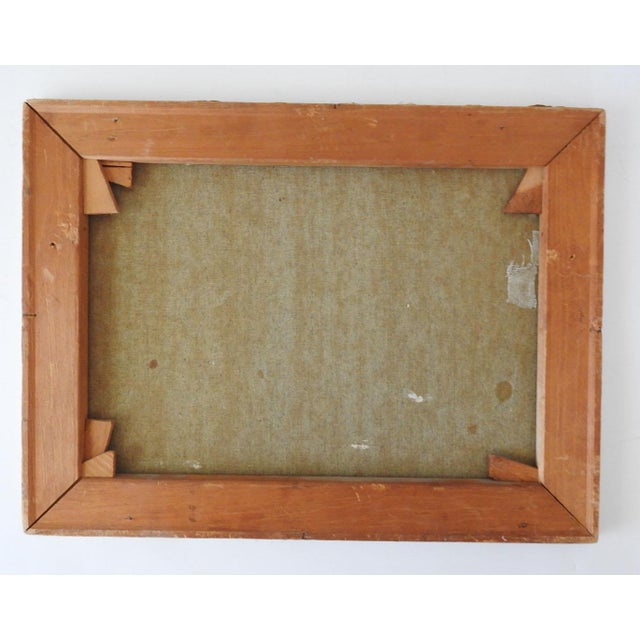 Early 20th Century Vintage Italian Fishing Boats at Sunrise Painting For Sale - Image 5 of 5