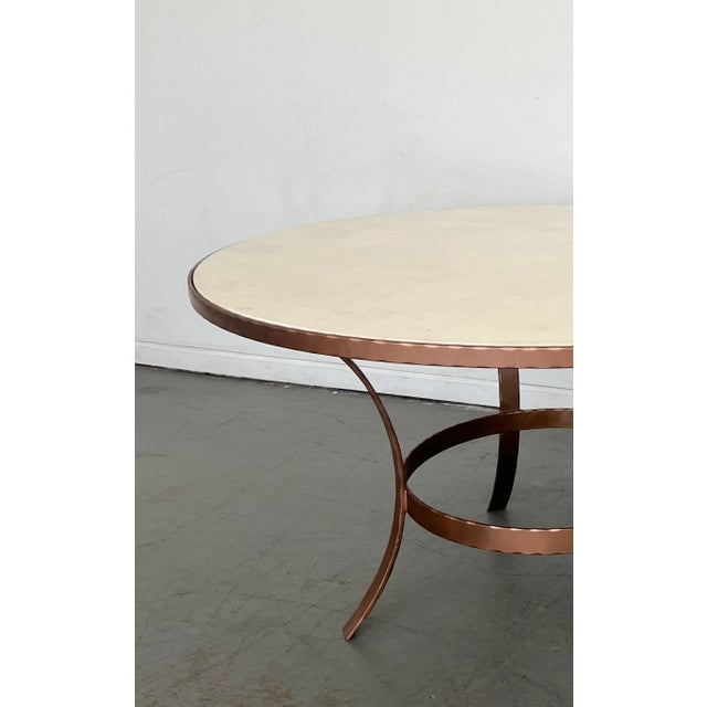 2020s Serena & Lily St. Germain Stone Dining Table For Sale - Image 5 of 9