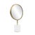 Sometimes a beautiful design does not have to be complicated. The simplicity of the Bogna mirrors with their antique brass...