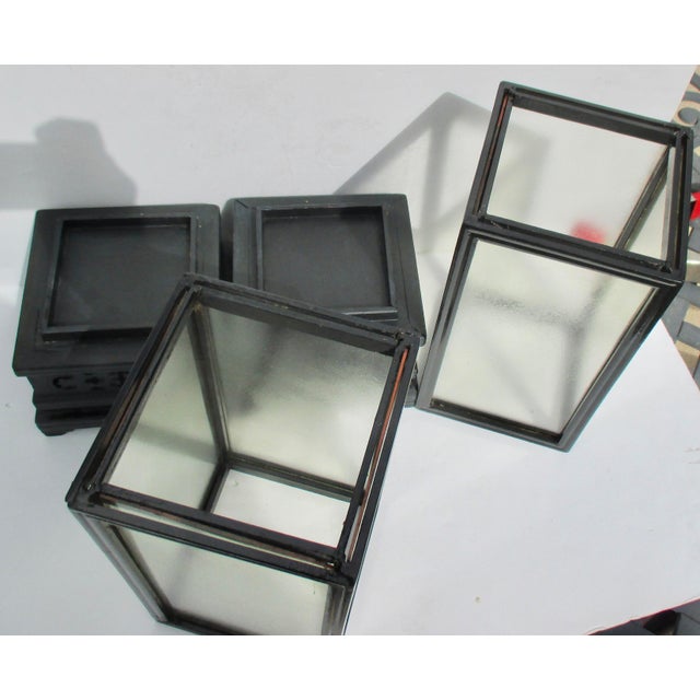 Late 19th Century Antique Chinese Hurricane Lantern - A Pair of 2 For Sale - Image 5 of 9