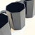 1980s Postmodern Black Octagon Milk Glass Mugs - Set of 4 - "Octime" by Arcoroc, France For Sale - Image 5 of 8