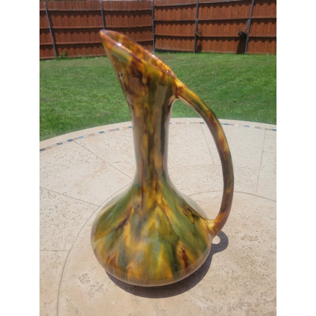 Brown Vintage Dryden Pottery Vase For Sale - Image 8 of 8