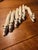 Vintage set of Pfeffer Gotha white porcelain knife rests in immaculate condition, sourced in Paris. Made in the...
