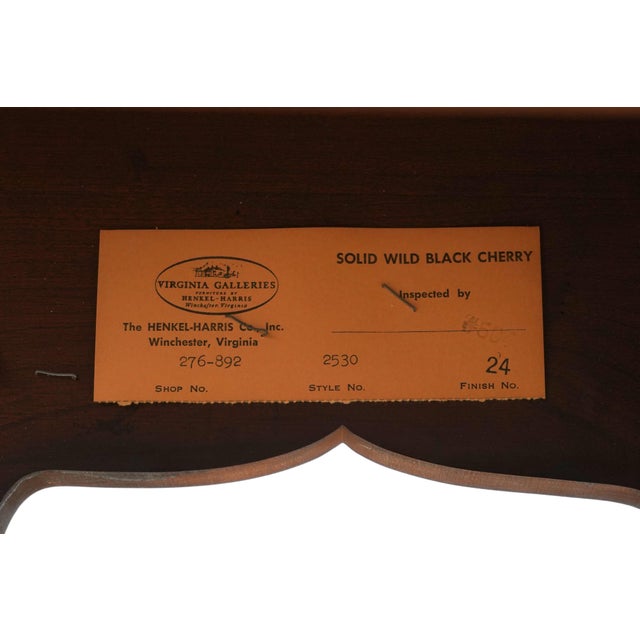 Henkel Harris Cherry Fall Front Silver Chest For Sale - Image 18 of 18