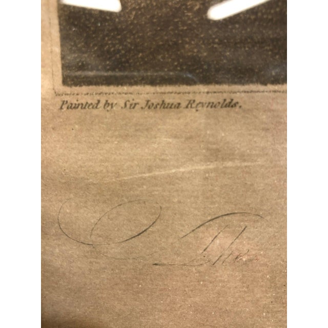 Portraiture "Elegance in the Countryside" - Antique Portrait, Print of an Original by Sir Joshua Reynolds For Sale - Image 3 of 5