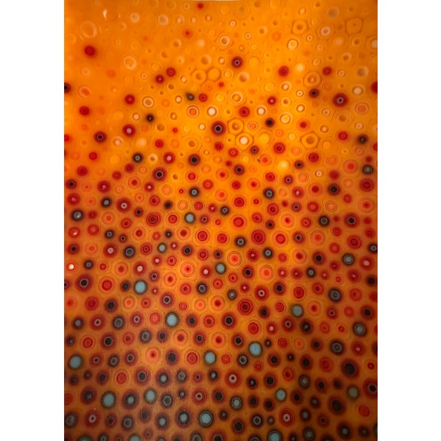 Robin Kittleson Ombre Glass Platter For Sale - Image 4 of 4