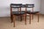 Danish Chairs in Teak, Black Skai and Brass by Sven Chrobat for Sax, 1960, Set of 4 For Sale - Image 6 of 18