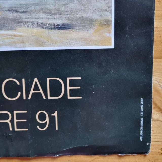 1990s Camoin & St Tropez Exhibition Poster, 1991 For Sale - Image 5 of 7