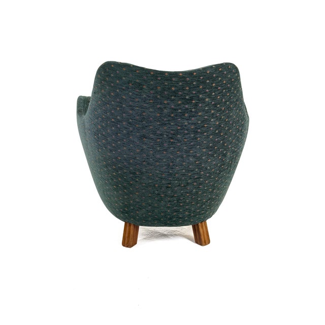 Scandinavian Lounge Chair Presented at the 1952 Önskehem Exhibition, Sweden, 1950 For Sale - Image 6 of 11