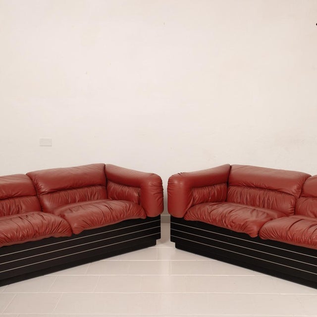 Strato Sofas by Giovanni Offredi for Saporiti, 1970, Set of 2 For Sale - Image 15 of 18