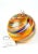 Christmas ball blown Murano glass with multi-color processing and detail in 24k gold leaf. Entirely hand made by our...