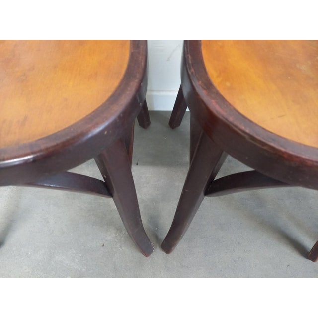 Vintage Bistro Chairs from Baumann, 1950s, Set of 6 For Sale - Image 17 of 18