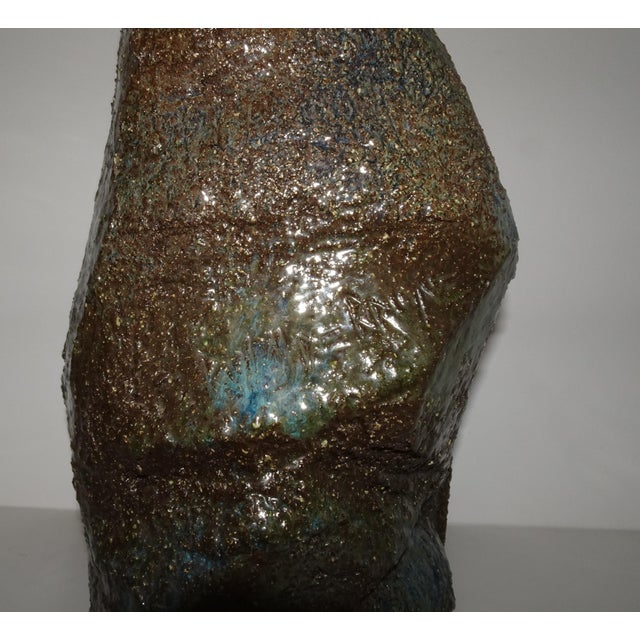 Abstract Belgian Ceramic Sculpture of Mother with Child by Paul De Bruyne, 1960s For Sale - Image 16 of 18